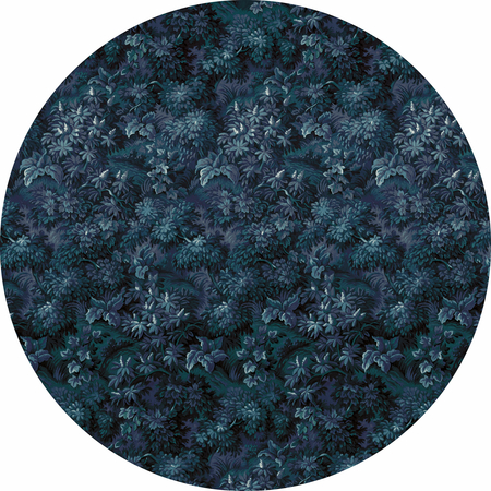 Selvklæbende Non-Woven Tapet/Væg Tatovering - Azul - Størrelse 125 X 125 Cm