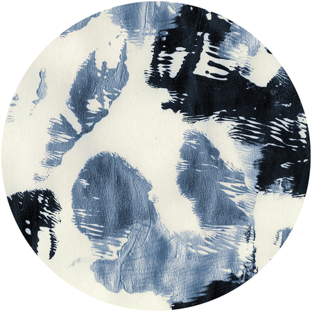 Selvklæbende Ikke-Vævet Fototapet/Væg Tatovering - Arty Blue - Størrelse 125 X 125 Cm