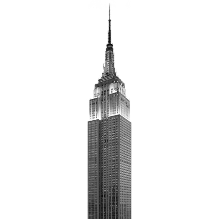 Non-Woven Wallpaper - Empire State Building - Størrelse 50 X 250 Cm