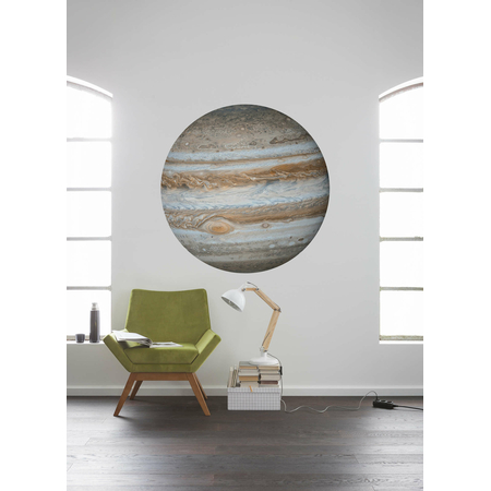 Selvklæbende Ikke-Vævet Fototapet/Væg Tatovering - Jupiter - Størrelse 125 X 125 Cm