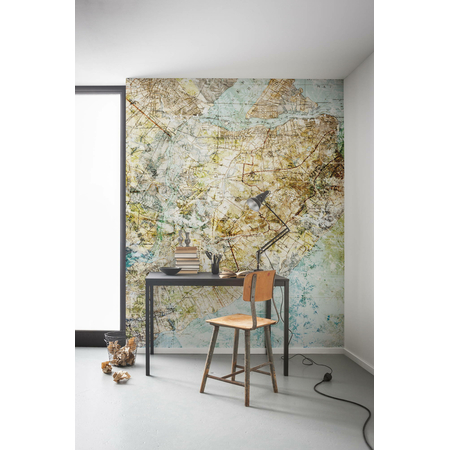 Non-Woven Wallpaper - Mix Map - Størrelse 200 X 250 Cm