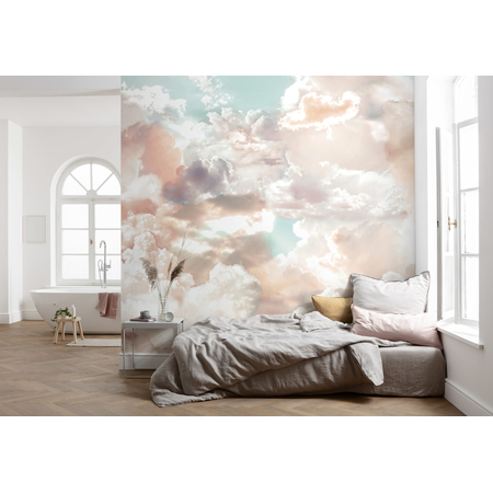 Ikke-Vævet Fototapet - Mellow Clouds - Størrelse 350 X 250 Cm