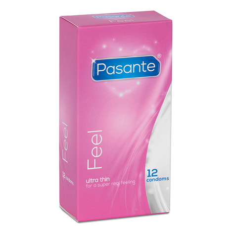 Pasante Feel Condoms 12 Condoms