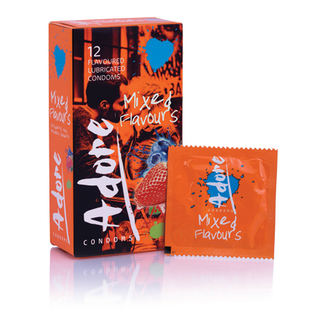 Adore Flavours Kondomer - 12 Kondomer