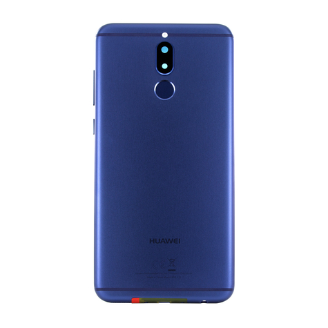 Huawei Mate 10 Lite - Original Reservedel - Batteridæksel - Blå