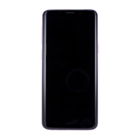 Samsung G960f Galaxy S9 - Original Reservedel - Lcd-Skærm / Touchscreen Med Ramme - Lilla