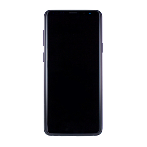 Samsung G965f Galaxy S9 Plus - Original Udskiftningsdel - Lcd-Skærm / Touchscreen Med Ramme - Sort
