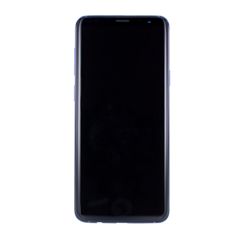 Samsung G965f Galaxy S9 Plus - Original Udskiftningsdel - Lcd-Skærm / Touchscreen Med Ramme - Blå