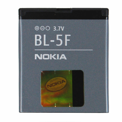 Nokia - Bl-5f - Li-Ion-Batteri - N95 - 950 Mah