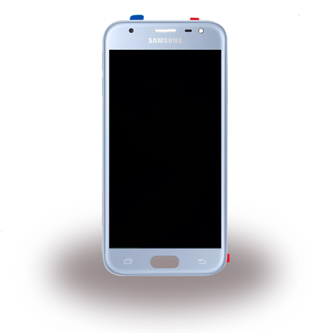 Samsung - J330F Galaxy J3 (2017) - Original reservedel - LCD-skærm / Touchscreen Silver