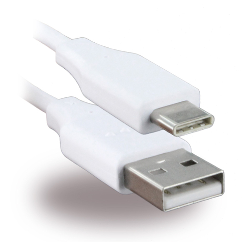 LG Electronics - EAD63849201 / 203 / 204 / 234 - Opladningskabel USB til USB Type C - 1m - Hvid