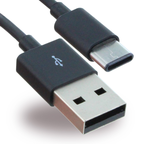 Nokia - CA-232CD - Opladningskabel / datakabel - USB til USB Type C - 1,2 m - Sort
