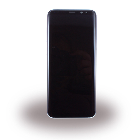 Samsung G955f Galaxy S8+ - Original Udskiftningsdel - Lcd-Skærm / Touchscreen Med Ramme - Orkid Grey