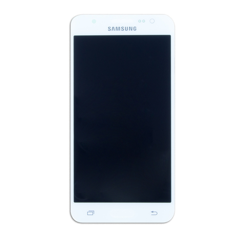 Samsung J500f Galaxy J5 - Original Reservedel - Lcd-Skærm / Touchscreen - Hvid