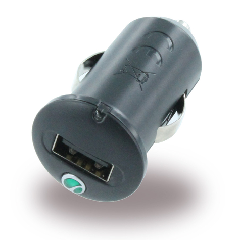 SonyEricsson - AN401 - Bilopladerkabel/oplader - Micro USB - Sort - 1200mA