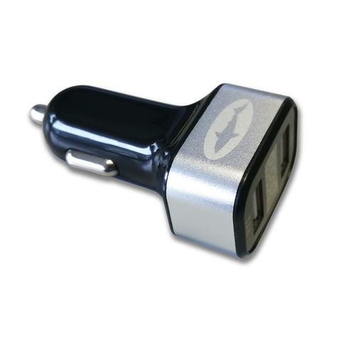 Reekin Usb Dual Car Charger 3.1a (Med Ampere Display)