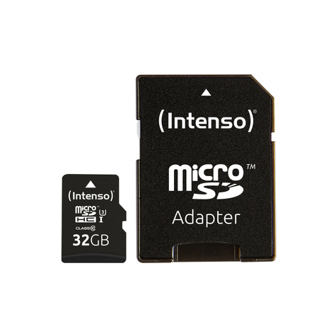 Intenso Secure Digital Card Micro Sd Uhs-I Professional 32 Gb Hukommelseskort