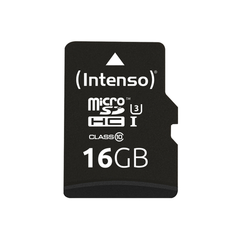 Intenso Secure Digital Card Micro Sd Uhs-I Professional 16 Gb Hukommelseskort