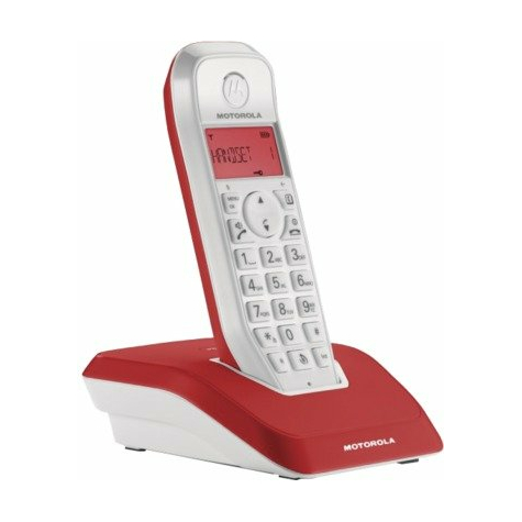 Motorola Startac S1201 Dect Trådløs Telefon, Rød
