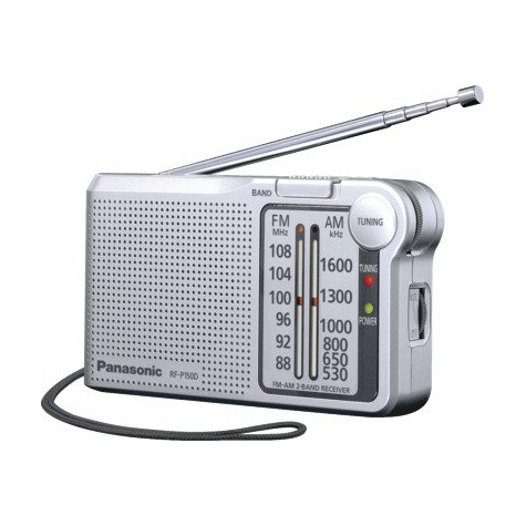 Panasonic Rf-P150deg9-S Bærbar Radio, Sølv