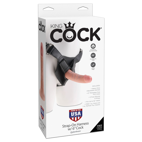 King Cock Strap-On 6 Tommer