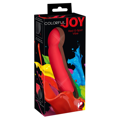Farverig Joy Red G-Spot Vibe