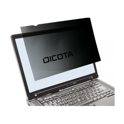 Dicota Secret Display-Blickschutz Für 35,6cm/ 14,0" Wide (16:9)