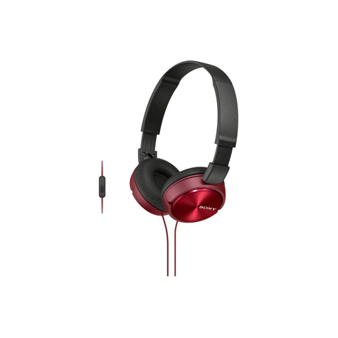 Sony Mdr-Zx310r On Ear Headphones -Red