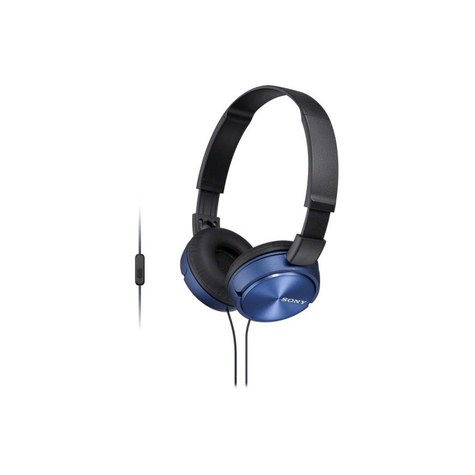 Sony Mdr-Zx310apl On Ear Kopfhörer Mit Headsetfunktion - Blau