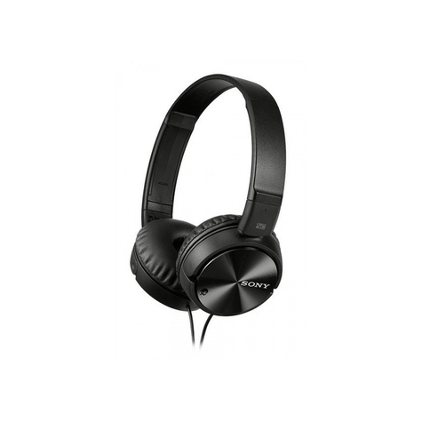 Sony Mdr-Zx110na On Ear Headphones - Black