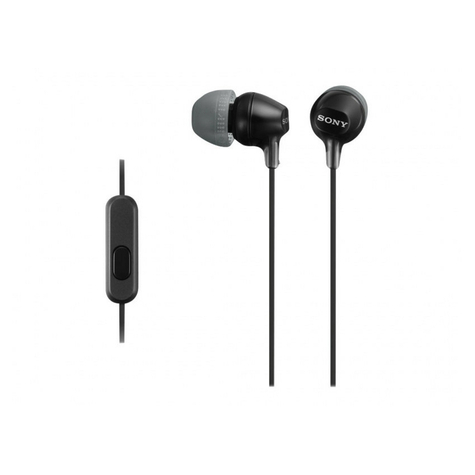 Sony Mdr-Ex15apb In Ear Kopfhörer Mit Headsetfunktion - Schwarz