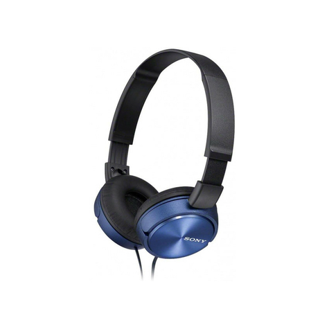 Sony Mdr-Zx310l On Ear Headphones - Blue