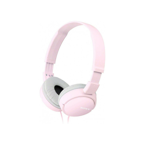 Sony Mdr-Zx110ap On Ear Kopfhörer - Headsetfunktion Faltbar Pink