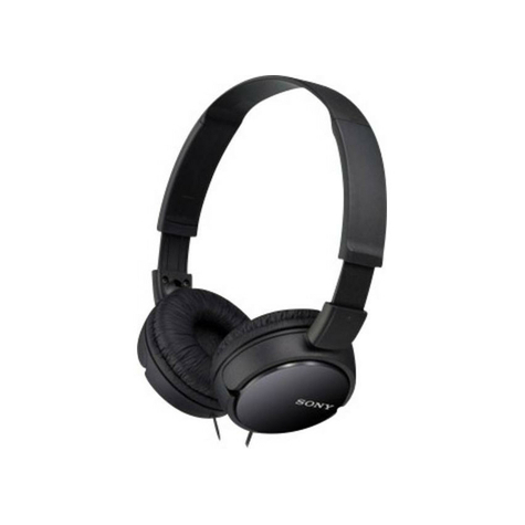 Sony Mdr-Zx110ap On Ear Kopfhörer - Headsetfunktion Faltbar Schwarz