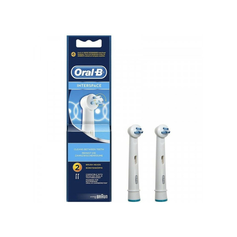 Braun Oral-B Interspace 2pcs Replacement Brushes