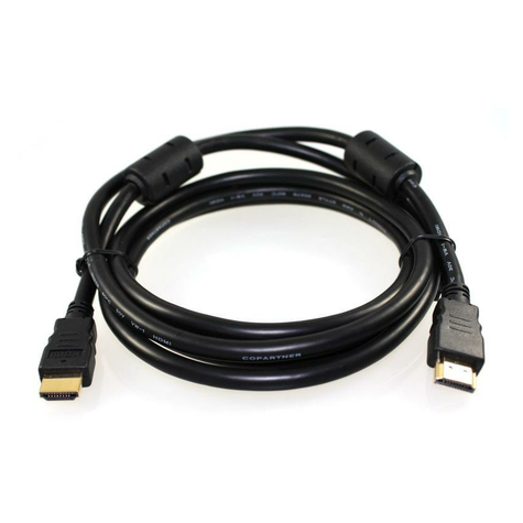 Reekin HDMI-kabel - 3,0 meter - FERRIT FULL HD (High Speed med Ethernet)