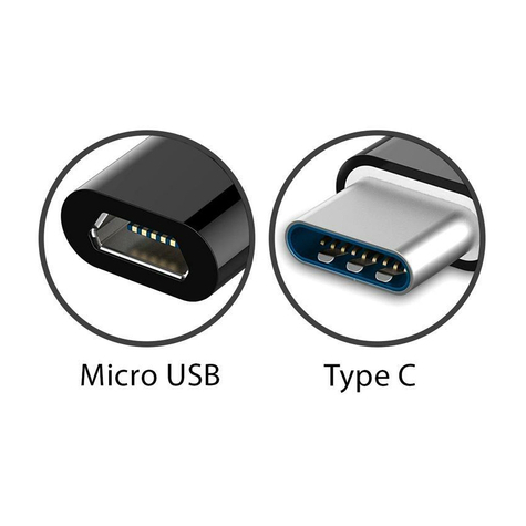 Usb Type-C - Usb Micro-Adapter (Sølv)
