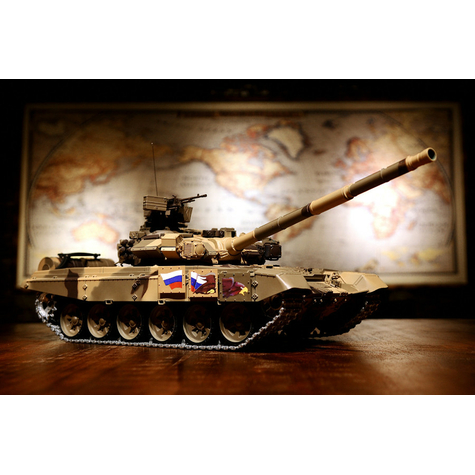 Rc Panzer "Russland T90" Heng Long 1:16 Mit Rauch&Sound + 2,4ghz - Pro Modell