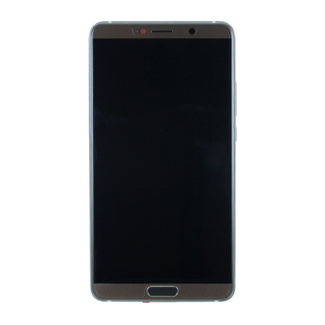 Huawei Mate 10 - Original Udskiftningsdel - Lcd-Skærm / Touchscreen Med Ramme - Brun