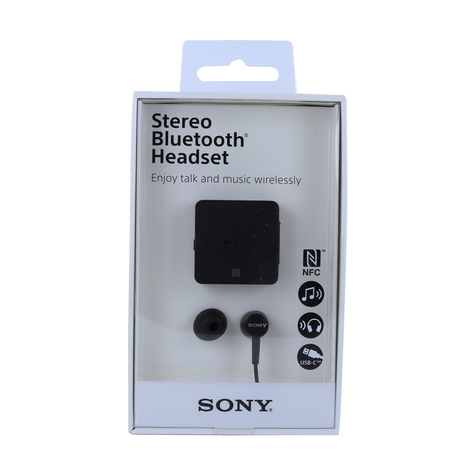 Sony - Sbh24 - Stereo Bluetooth-Headset - Sort
