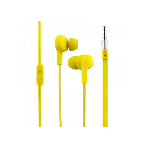 Logilink Sports-Fit In-Ear Headphone Neongul