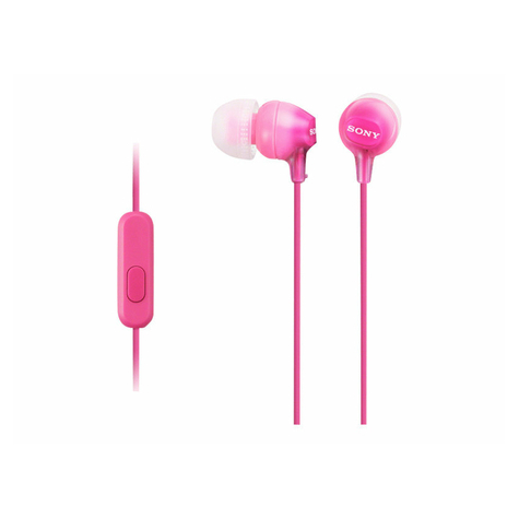 Sony Mdr-Ex15appi In-Ear-Hovedtelefoner, Pink