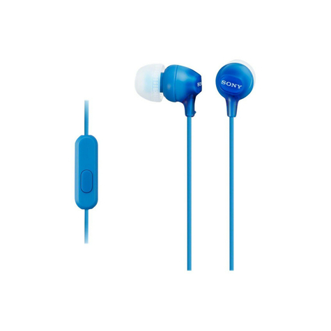 Sony Mdr-Ex15apli In-Ear-Hovedtelefoner, Blå