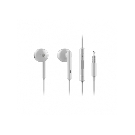 Huawei Halvind-Øret Hovedtelefoner Med Mikrofon Am115 Hvid-Plast