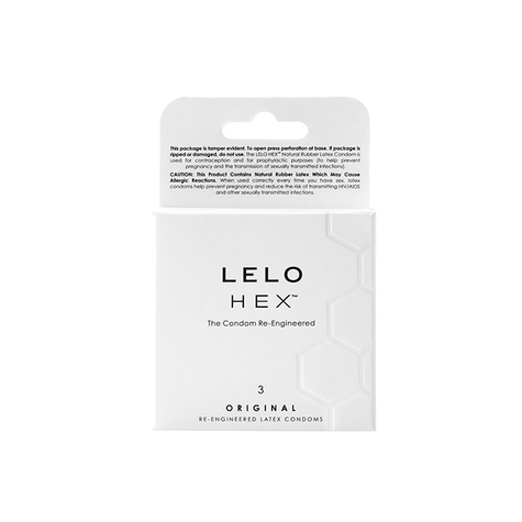 Lelo Hex Original Kondomer 3 Pakker