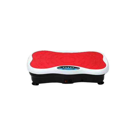 Fitness Body Vibrationsplade - Vibro Shaper 53cm (Rød)