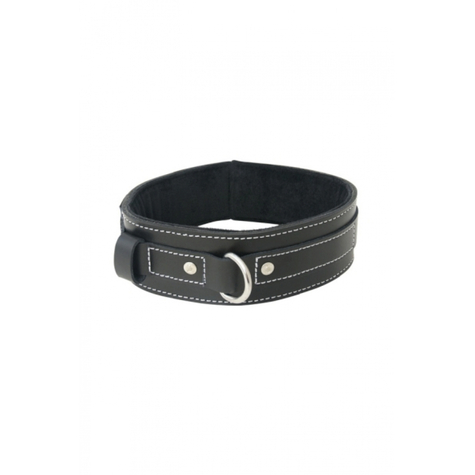 Leash And Collars Lined Leather Collar