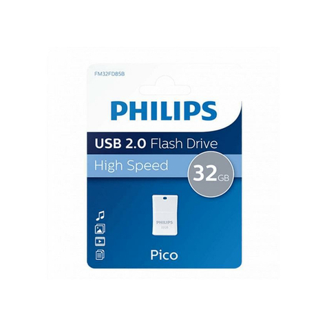 Philips Usb-Flashdrev 32 Gb 2.0 Usb-Drev Pico Fm32fd85b/00