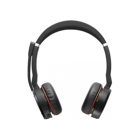 Headset Jabra Evolve 75 Ms Duo Incl. Link 370 Bluetooth 7599-832-109
