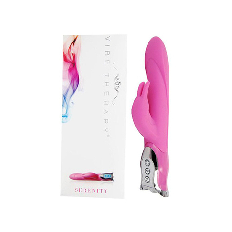 Feature Silikone Kanin Vibe Af Vibe Therapy Vibe Therapy Serenity-10 Pink Os